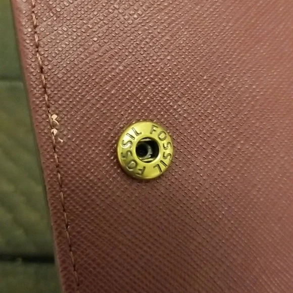 Fossil Emma Mini Wallet RFID Leather Multicolor Patchwork - Picture 10 of 15